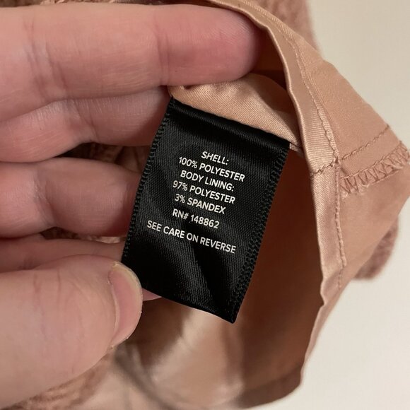 Torrid Women 1X Rose Pink Chevron Fit And Flare Double Breasted Peacoat NWOT - Picture 8 of 11